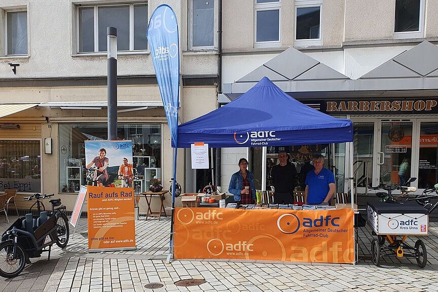 Infostand beim Frühlingsmarkt Infostand beim Frühlingsmarkt