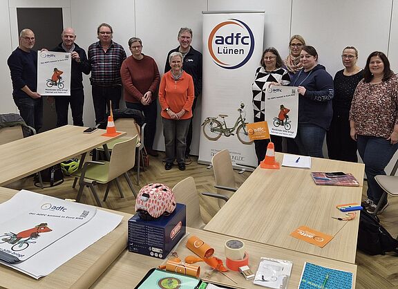 Leiterinnen Lüner KITAs treffen sich mit dem ADFC Lünen